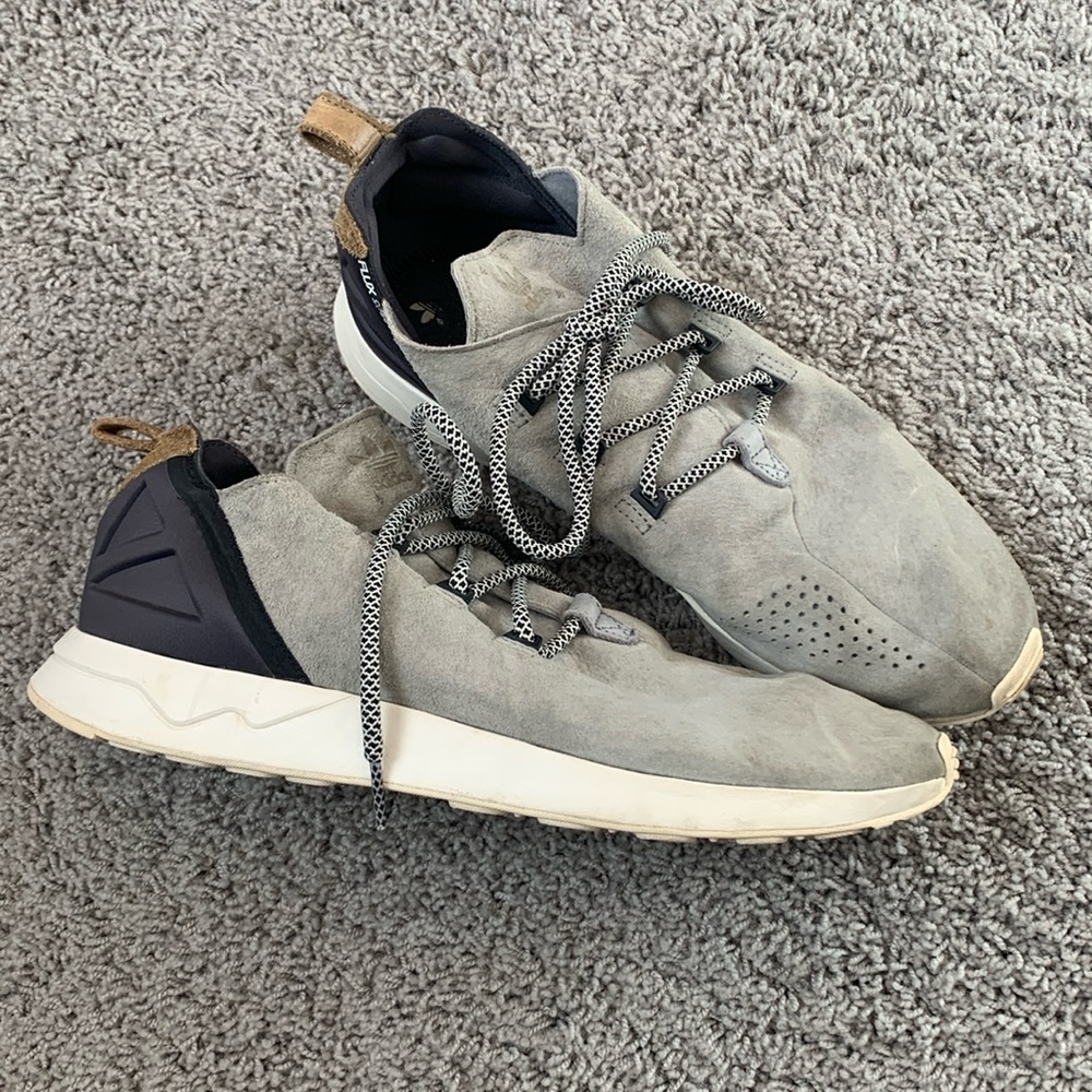 Adidas Zx Flux Suede Nubuck Finish Sneakers